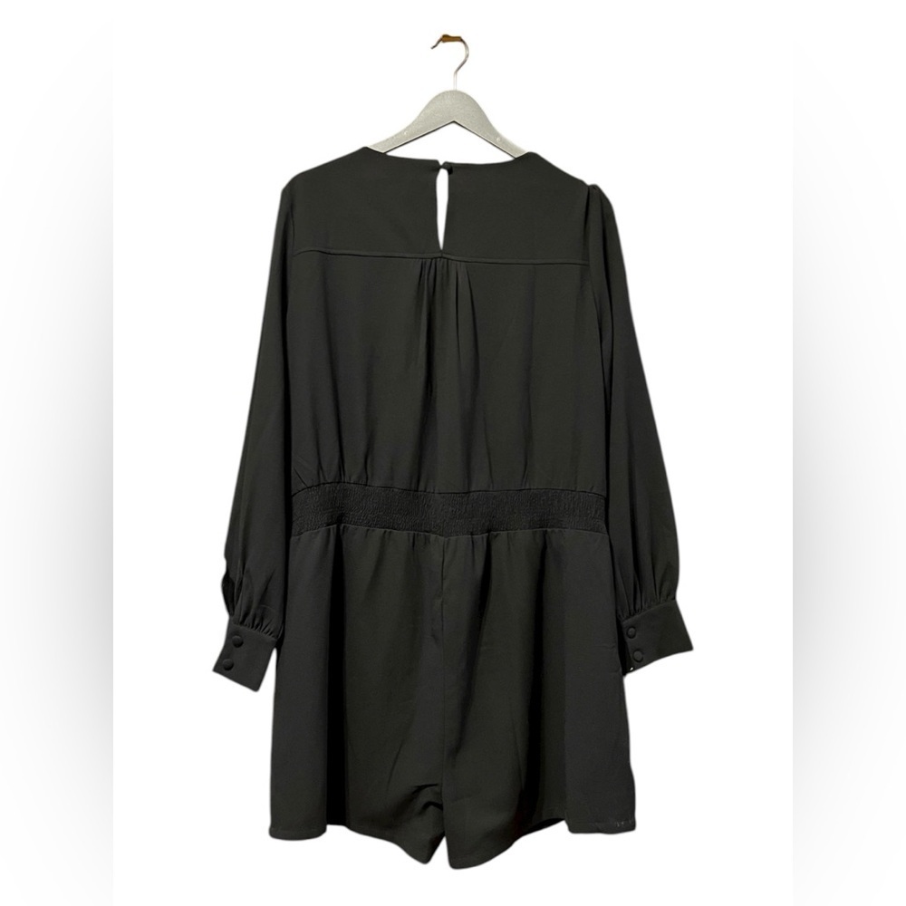 Evouges Black Long Sleeve Romper – 2XL - Picture 5 of 8